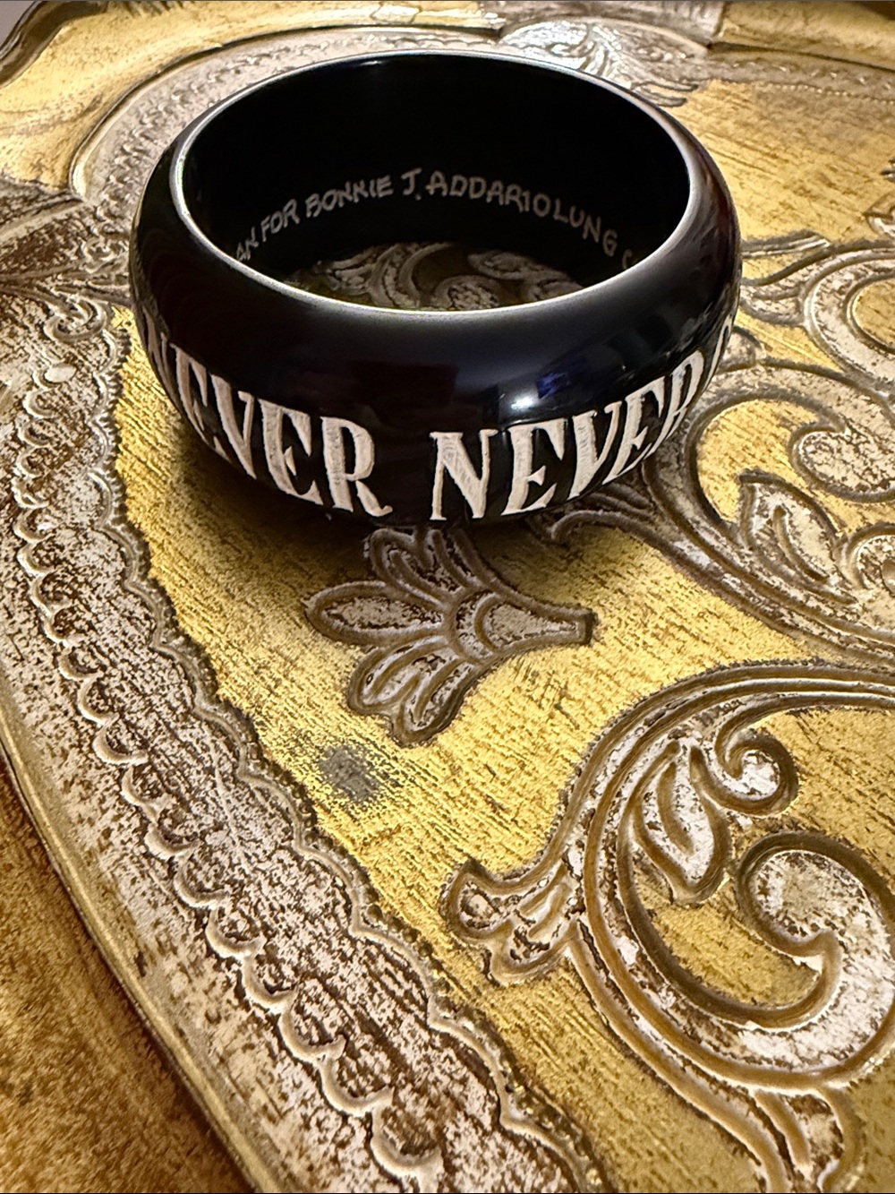 Rare Jessica Kagan Cushman x Bonnie Addario Lung Cancer Foundation Resin Bangle